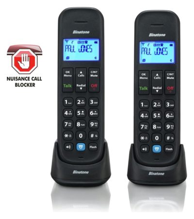 Binatone Veva 1915 Call Blocker Cordless Telephone - Twin.